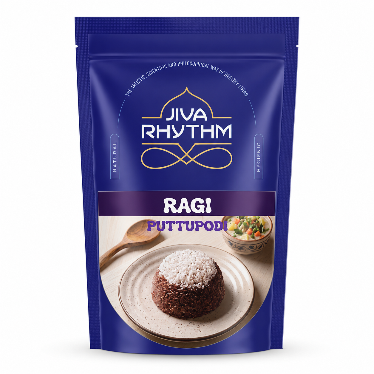 Ragi puttu podi